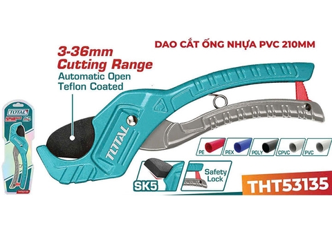 Kéo cắt ống nhựa PVC  210mm Total THT53135 chính hãng - hình 2