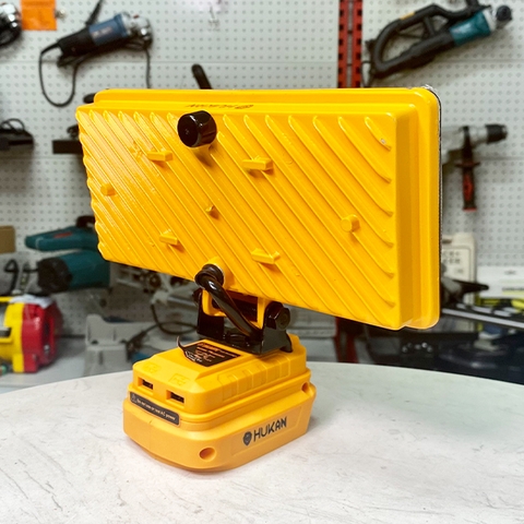 Thân đèn pha pin 21v 84 Led 90W Hukan HK-LB8IN90W