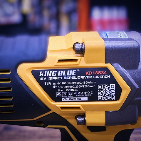 Thân máy bắn bu lông 18v Kingblue KD18S34 (Chân pin Dewalt)