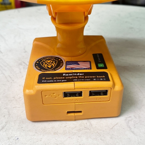 Thân quạt pin 21V mini Hukan HK-RFN0700MINI