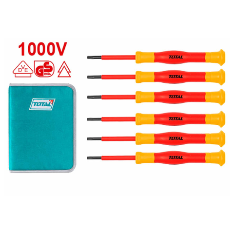 Bộ 6 tua vít chuẩn cách điện Total THKIPSD0601