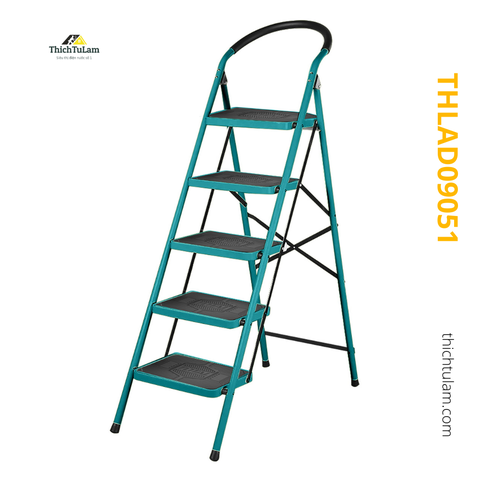 Thang xếp 5 bậc, 1030x490x1515mm đa năng Total THLAD09051