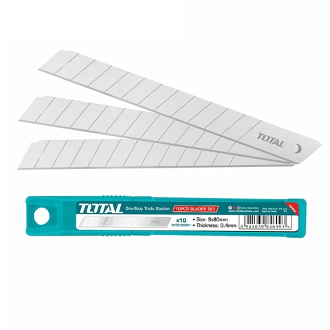 Bộ 10 lưỡi dao  25x127mm Total THT5192501
