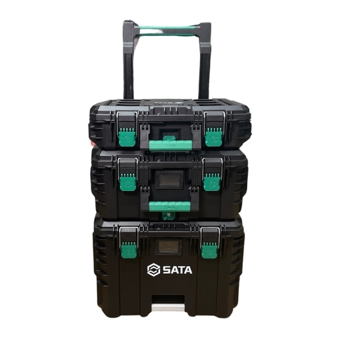 Thùng đồ nghề có bánh xe 585x484x718mm Sata 95327