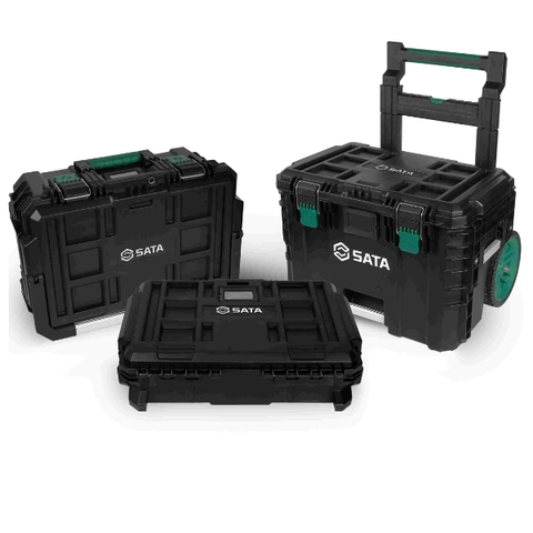 Thùng đồ nghề có bánh xe 585x484x718mm Sata 95327