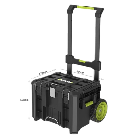 Thùng đồ nghề 460x522x655mm chịu tải 45kg Worx WA4235