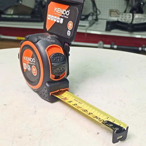 Thước cuộn thép hệ mét 8mx25mm Kendo 35033