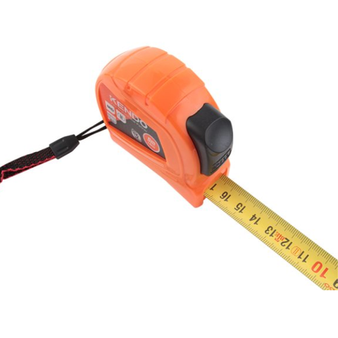 Thước cuộn thép tự khóa hệ mét 5mx19mm Kendo 35040