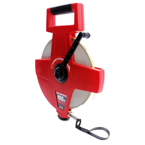 Thước kéo (cuộn) dài 100m sợi thủy tinh KDS SGR12-100CF