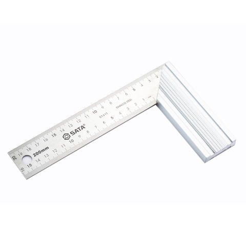 Thước ke góc vuông Sata 91411 20cm/8in