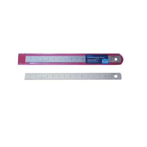 Thước lá inox nhũ bạc 200x13x0.5mm TTPusa 230-45808