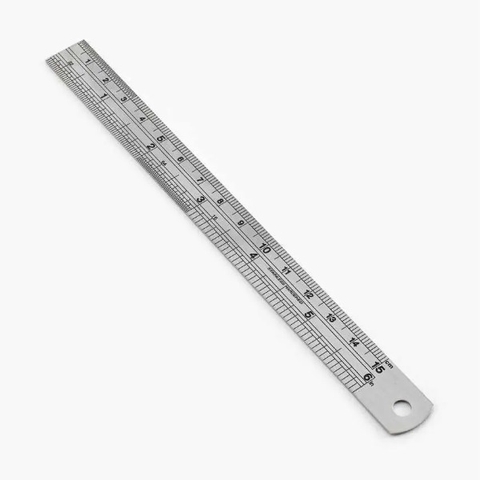 Thước lá inox mạ nhũ bạc- 600mm x 25mm TTPusa TTP230-45824