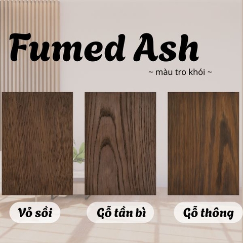 Fumed Ash - Dầu màu lau gỗ L.Co màu tro khói
