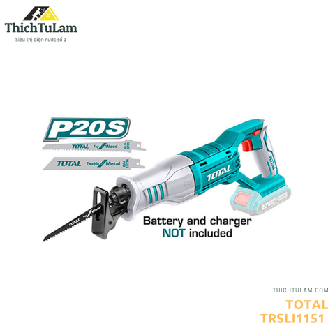 Thân máy cưa kiếm pin 20v Total TRSLI1151