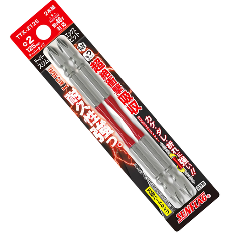 Bộ mũi bắn vít PH2 4 cạnh Sunflag TTX-2125, TTX-26810, TTX-3110