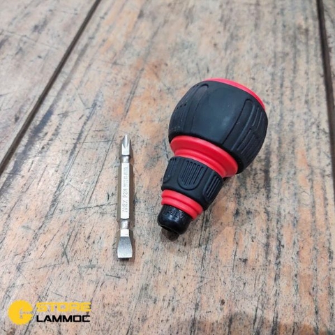 Tua vít lùn 2 đầu Anex No.3780 65mm