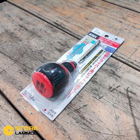 Tua vít lùn 2 đầu Anex No.3780 65mm