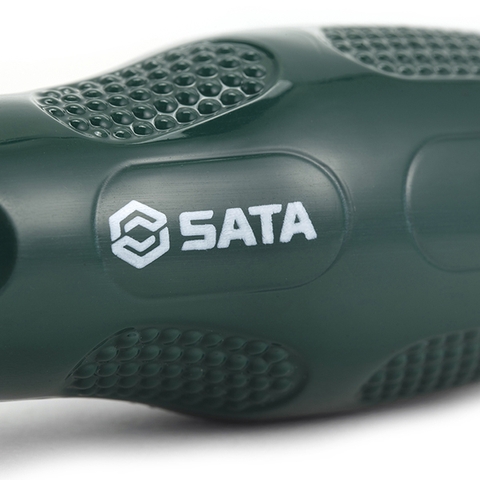 Tua vít đầu dẹp có rãnh kẹp 5x150mm Sata 62251