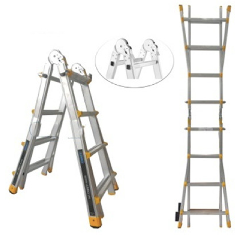 Thang nhôm gấp chữ A mở rộng JUMBO A404 dài 4.4m