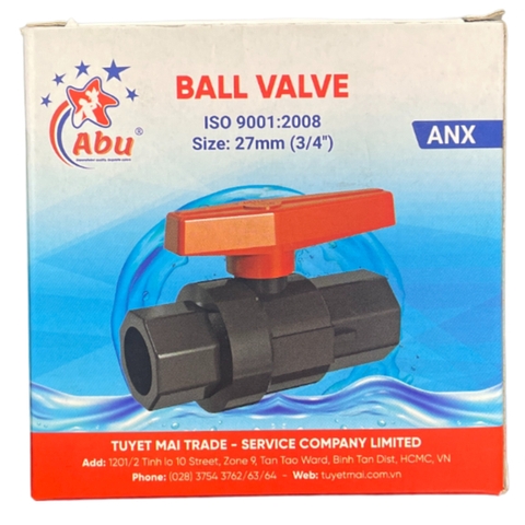 Van tay nhựa bi xi Abu ANX27