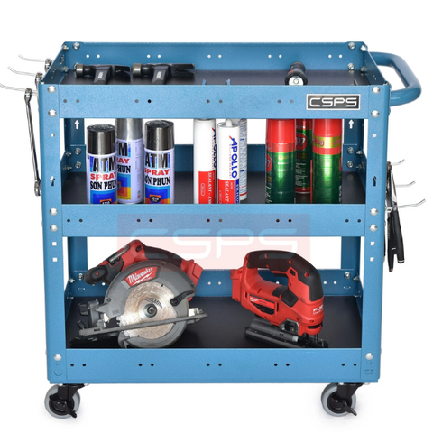 Xe đẩy 3 ngăn - 71cm màu xanh CSPS VNUQ071XDB91