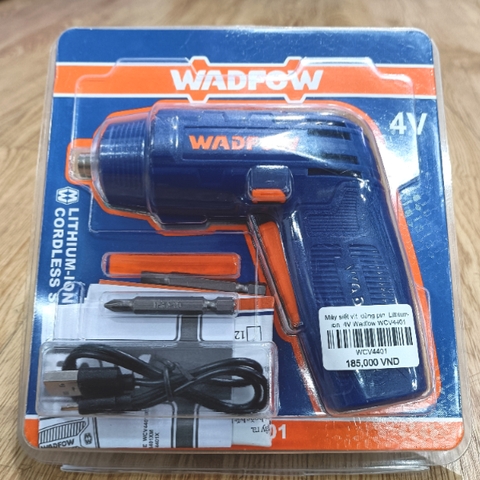 Máy bắn vít dùng pin Lithium-ion 4V Wadfow WCV4401