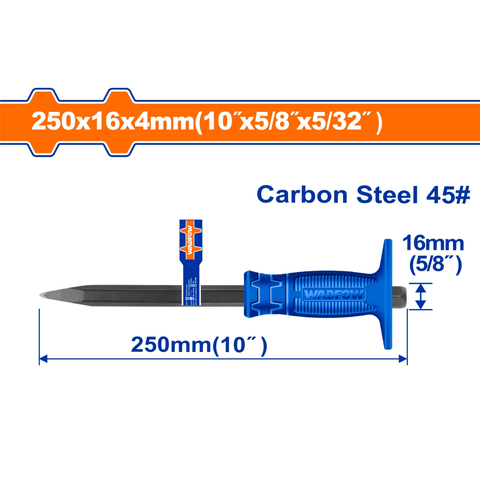 Mũi đục nhọn bê tông 4x16x250mm Wadfow WCC1303