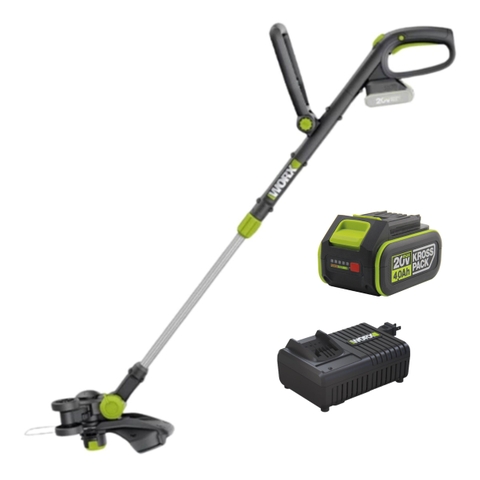 Máy cắt cỏ bằng cước dùng pin 20V Worx WD163.14.6B (1 pin 4Ah, 1 sạc 6Ah)
