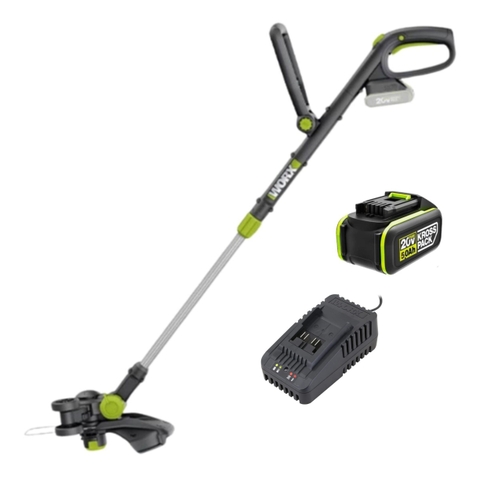 Máy cắt cỏ bằng cước dùng pin 20V Worx WD163.15.2B (1 pin 5Ah, 1 sạc 2Ah)