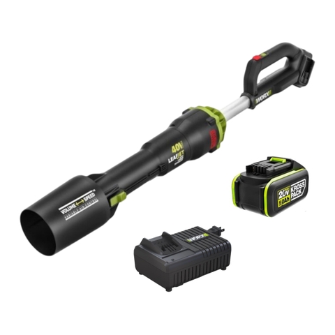 Máy thổi bụi 3 cấp độ dùng pin 20V Worx WD585.15.6B (1 pin 5Ah, 1 sạc 6Ah)