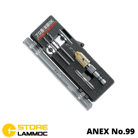 Bộ kẹp mũi khoan siêu nhỏ 0.1-3.2mm Anex No.99