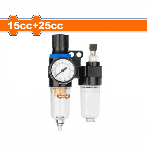 Đầu lọc khí mở rộng có đồng hồ 15cc+25cc Wadfow WFF4504