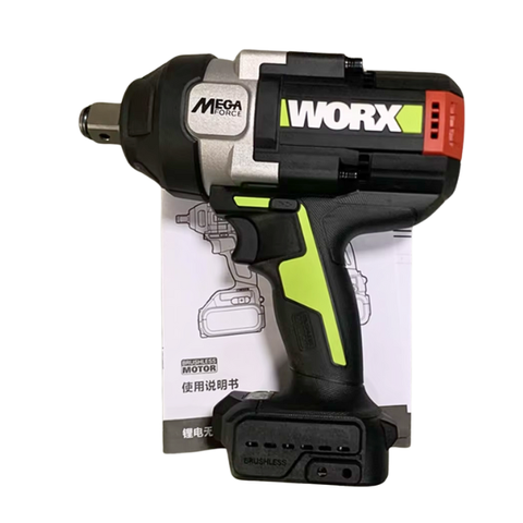 Thân máy bắn bu lông pin 1300N.m, đầu 1/2inch Worx WHB33.9