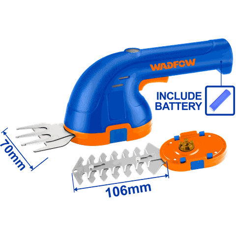 Máy cắt tỉa làm vườn dùng pin 4V (không kèm đầu và dây cáp sạc) Wadfow WJC1504