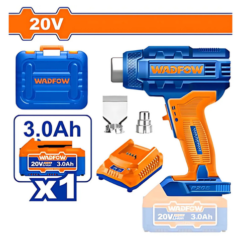 Máy khò nhiệt dùng pin 20V Wadfow WKH1B01 (1pin 3Ah)