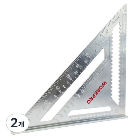 Thước tam giác bằng nhôm  305mm Workpro WP264012