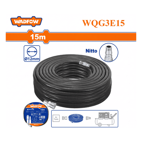 Dây hơi thẳng dài 15m PVC Wadfow WQG3E15 (đầu 1/4)