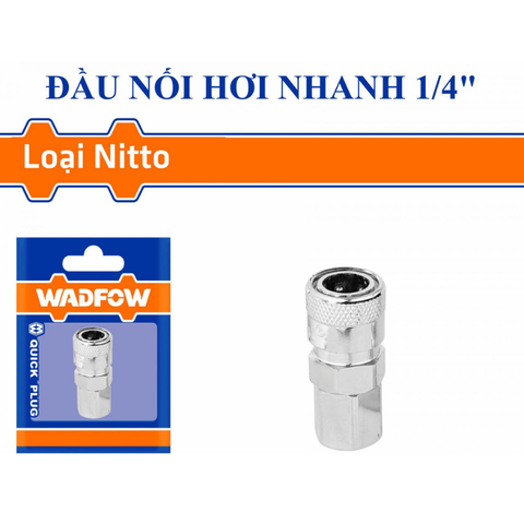 Đầu nối hơi cái răng trong tự động 1/4inch Wadfow WQP0973