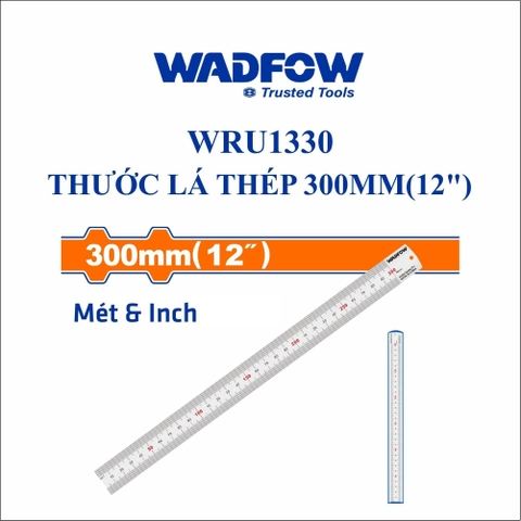 Thước lá thép 300mm(12