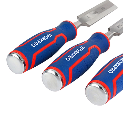 Bộ 3 đục gỗ 12mm 20mm và 25mm Workpro WP201301