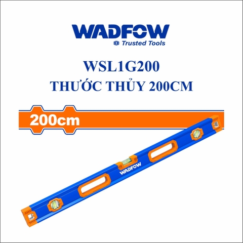 Thước thủy 200cm Wadfow WSL1G200