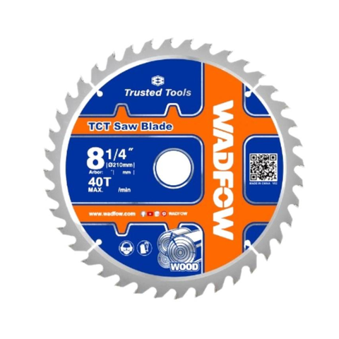 Lưỡi cưa gỗ 210mm 40 răng Wadfow WTC2K00