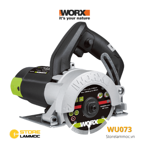 Máy cắt gạch 1600W 110mm Worx Green WU073