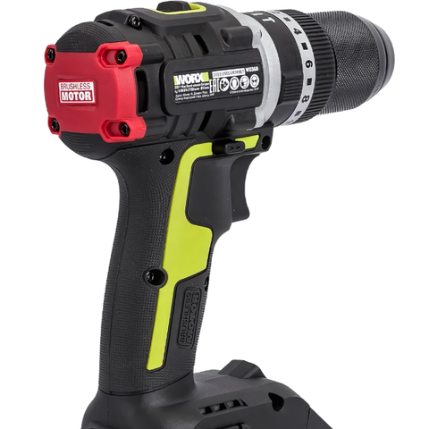 Máy khoan pin 20V 60Nm có búa Worx WU369.2 (2 pin 2Ah + 1 sạc 2Ah)