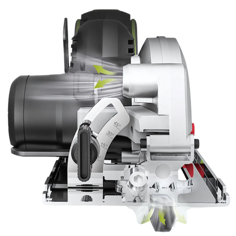 Máy cưa đĩa pin 20V, 140mm Worx WU535.14.2B (1 pin 4Ah + 1 sạc 2Ah)