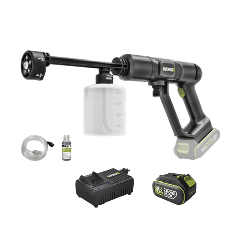 Máy xịt rửa xe pin 20V Worx WU623.15.6B (1 pin 5Ah, 1 sạc 6A)