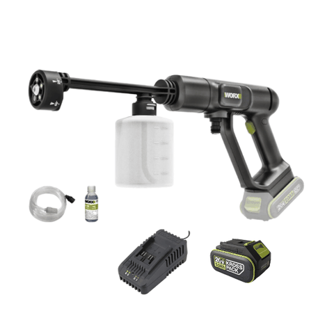 Máy xịt rửa xe pin 20V Worx WU623.15.2B (1 pin 5Ah, 1 sạc 2A)