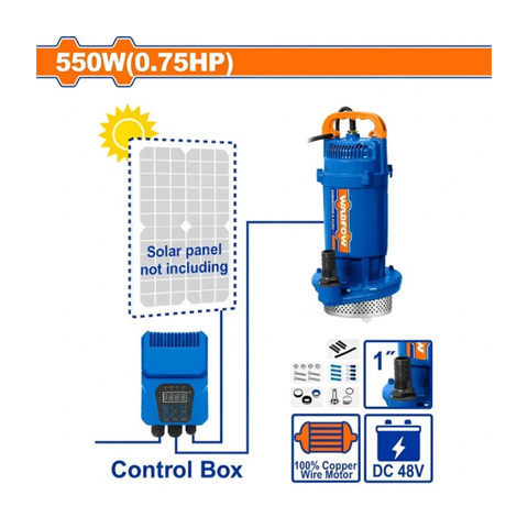 Máy bơm chìm năng lượng mặt trời 550W(0.75HP) Wadfow WWPQDC02