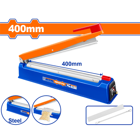 Máy hàn miệng túi 400mm (vỏ sắt) Wadfow WXY1004