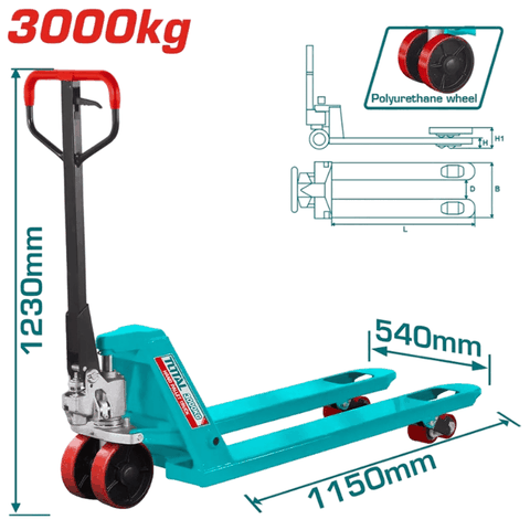 Xe nâng tay 3 tấn Total THT301301